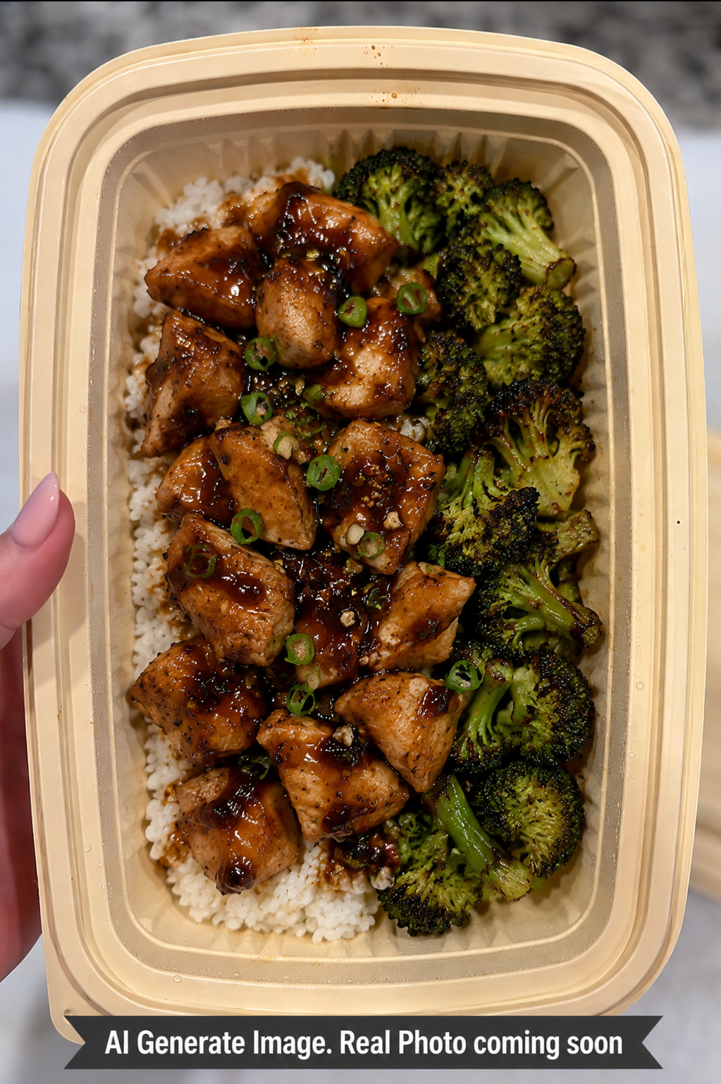 Honey Garlic Chicken Bowl